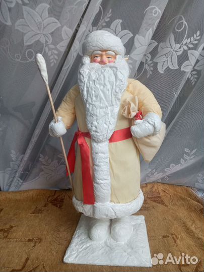 Дед Мороз ватный СССР