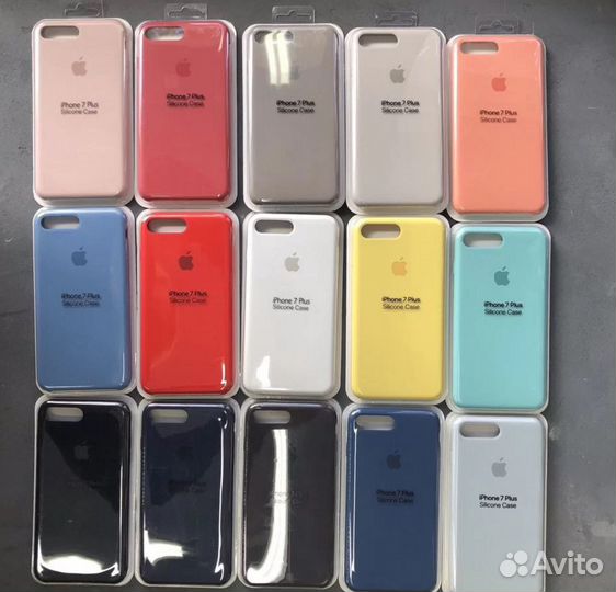 Чехлы silicone case для iPhone 7/8 plus