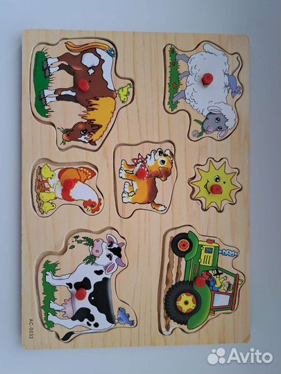 Развивающие игрушки вкладыши