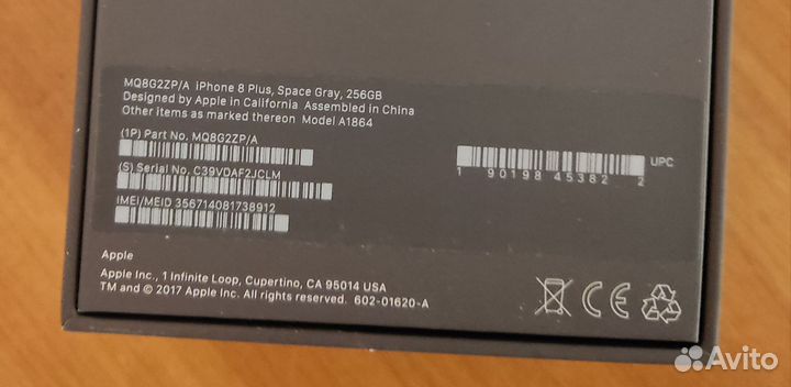 iPhone 8 Plus, 256 ГБ