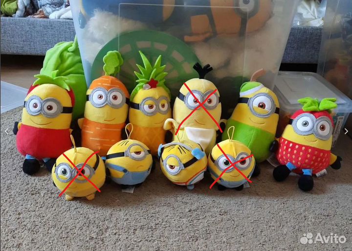Мягкие игрушки миньоны