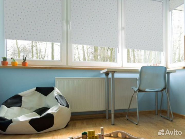 Рулонные шторы зебра