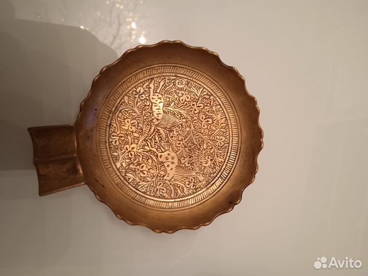 Индийская латунная чаша для благовония