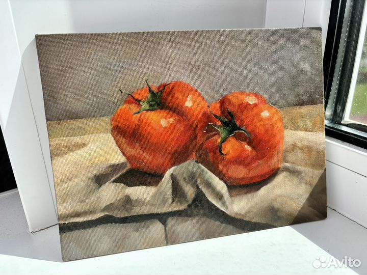 Натюрморт с помидорами