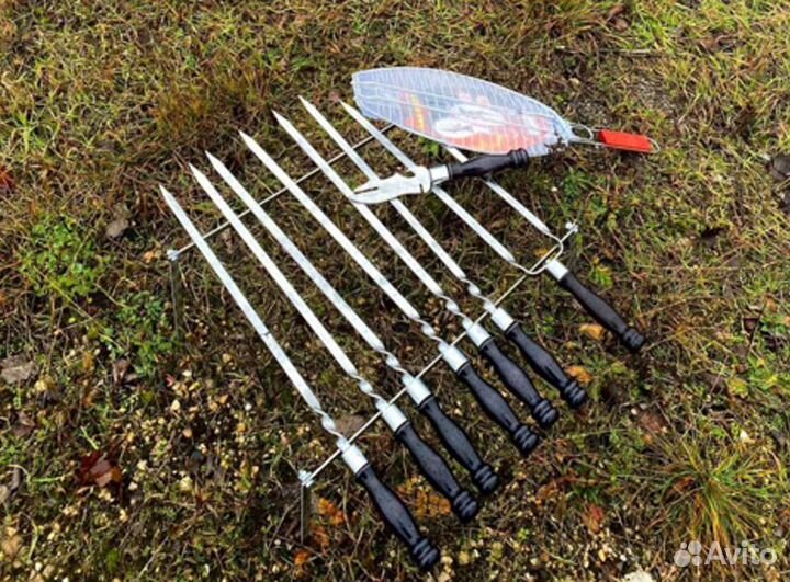 Шампура Подарок в кейсе чемодане Шашлычный набор