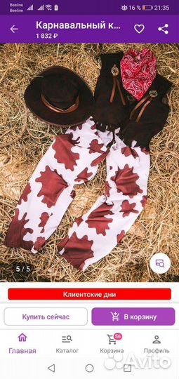 Карнавальный костюм