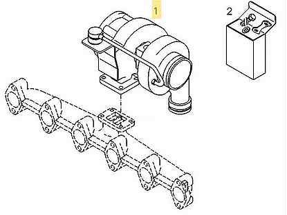 Турбокомпрессор deutz BF6M1013 04259318