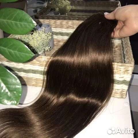 Волосы южнорусские на заколках трессах