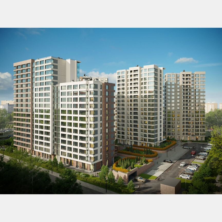2-к. квартира, 70 м², 6/13 эт.