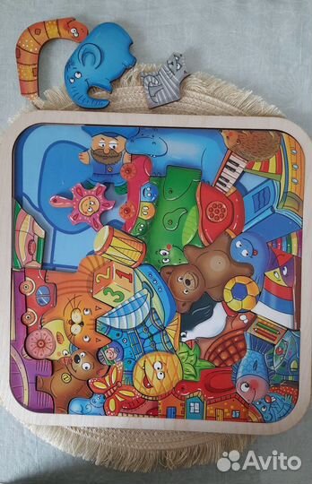 Деревянные пазлы