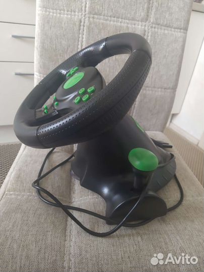 Игровой руль 4 в 1 пк/xbox360/PS2/PS3