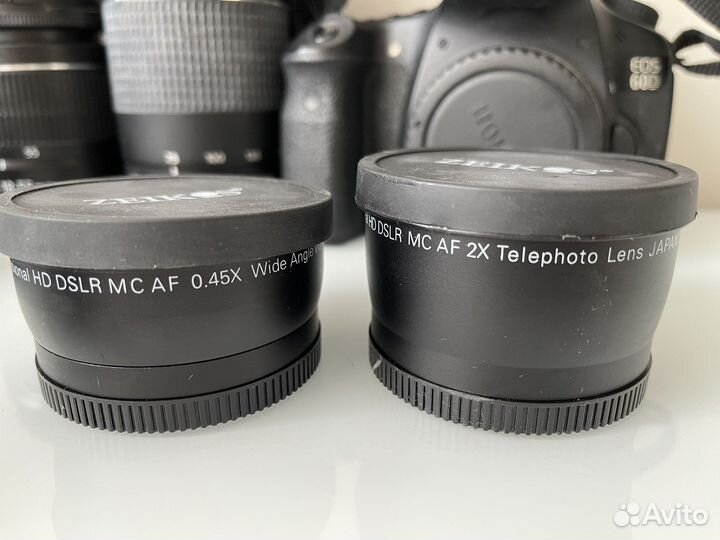 Фотоаппарат Canon EOS 60d с комплектом аксессуаров