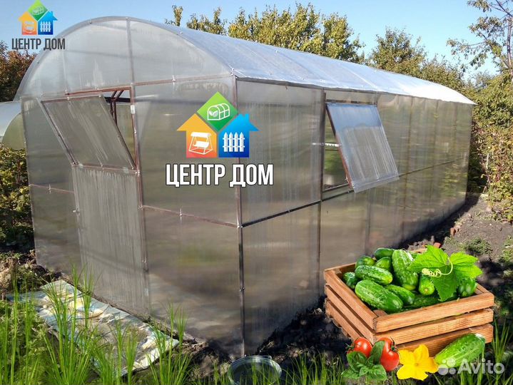 Теплица прямостенная