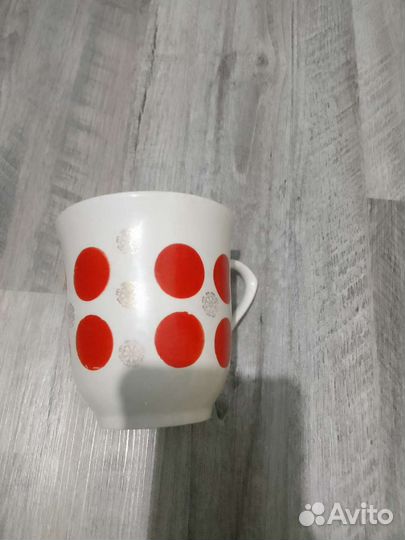 Кружка в горошек СССР