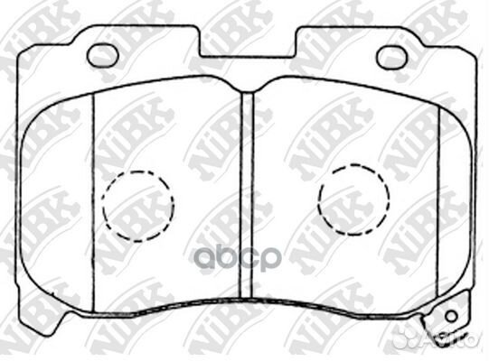 Колодки торм.пер. PN1360 NiBK