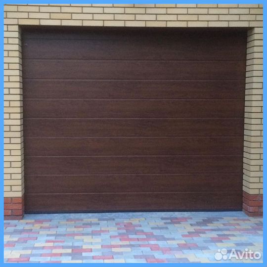 Автоматические секционные гаражные ворота