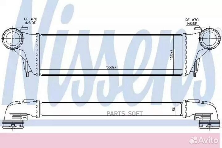 Интеркулер BMW X5 series E53 (2000) X5 3.0