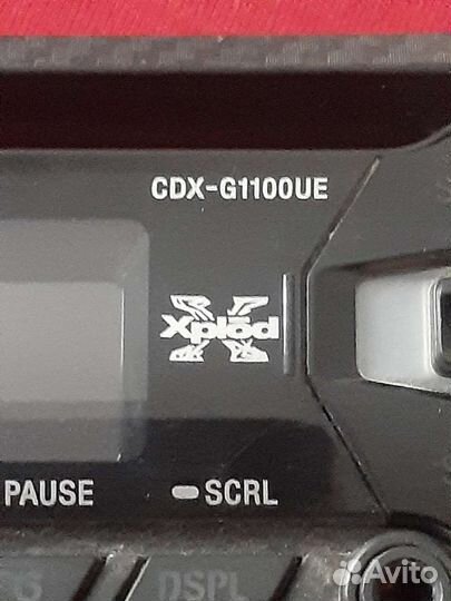 Панель автомагнитолы sony