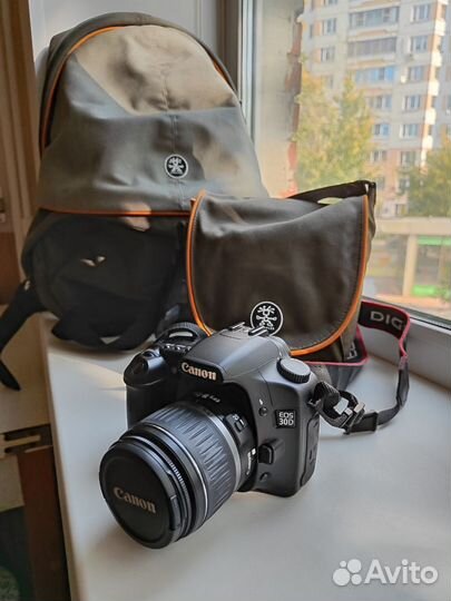 Фотоаппарат canon eos 30d в комплекте с объективом