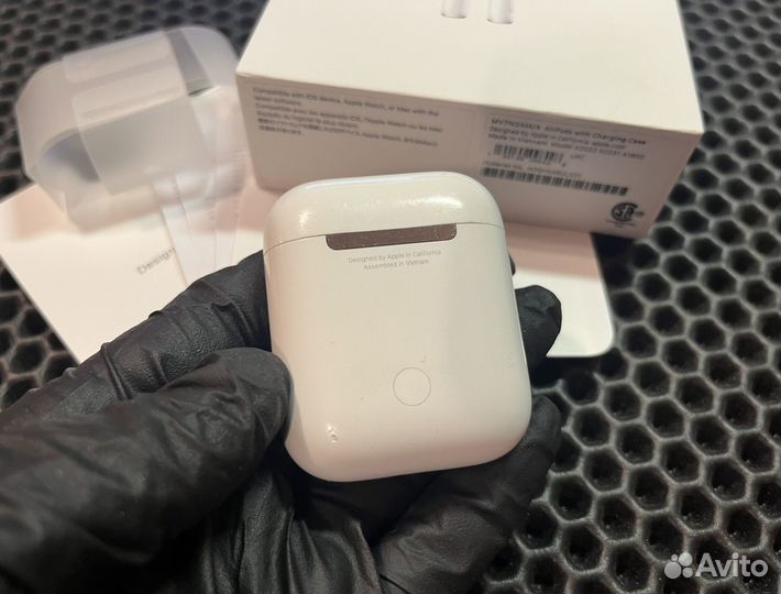 Наушники Airpods 2 оригинал/300+отзывов