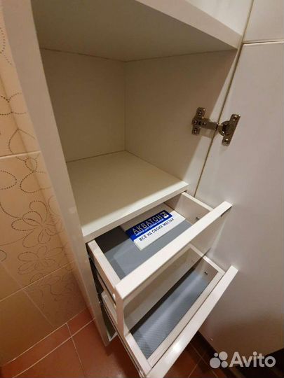 Пенал шкаф тумба Aguaton для ванной комнаты