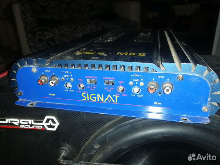 Автозвук Урал и усилитель