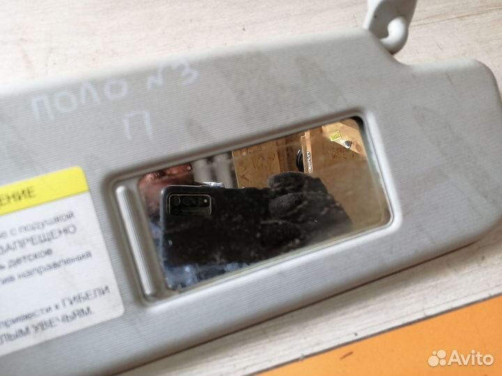 Козырек солнцезащитный Volkswagen Polo 5 Поло 5