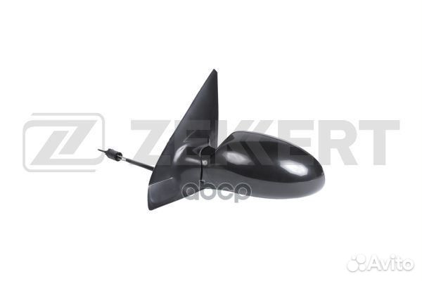 Зеркало в сборе левое / черное / выпуклое / тро