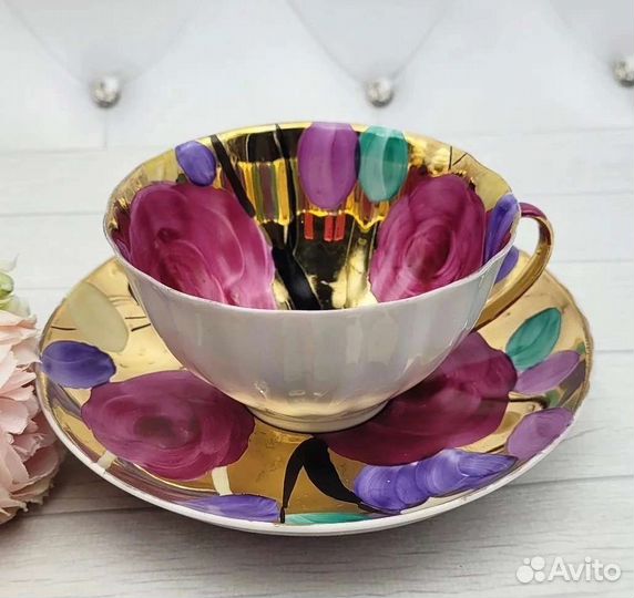 Чайная пара Дулево