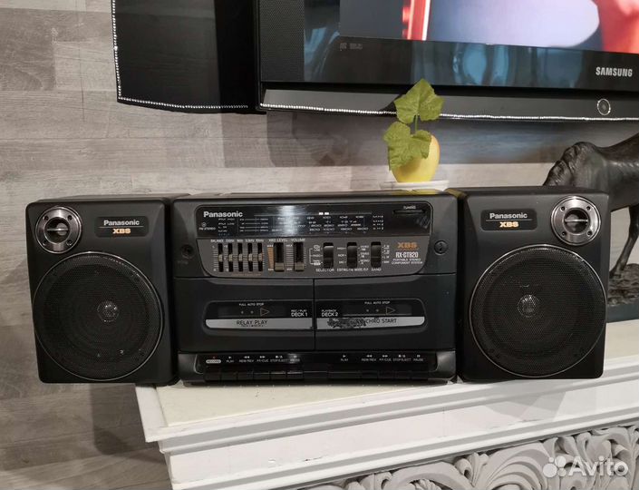 Двухкассетная магнитола panasonic RX-CT820 XBS