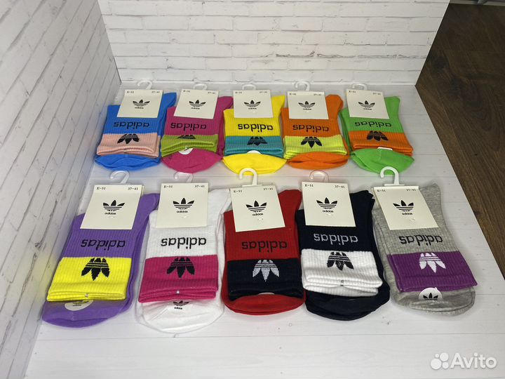 Носки женские adidas разноцветные