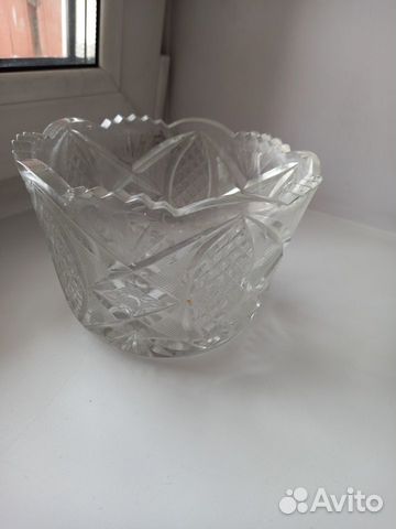 Хрустальная ваза конфетница