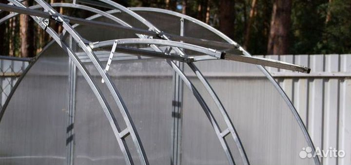 Каркас теплицы Двойная дуга Арочная профиль 20*20