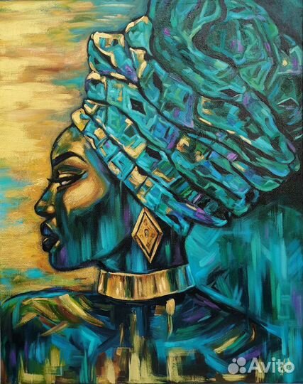 Картина с девушкой