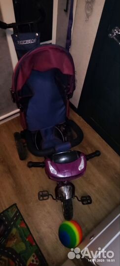 Прогулочный детский велосипед