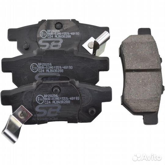 Тормозные колодки BP28206* SB nagamochi (импорт