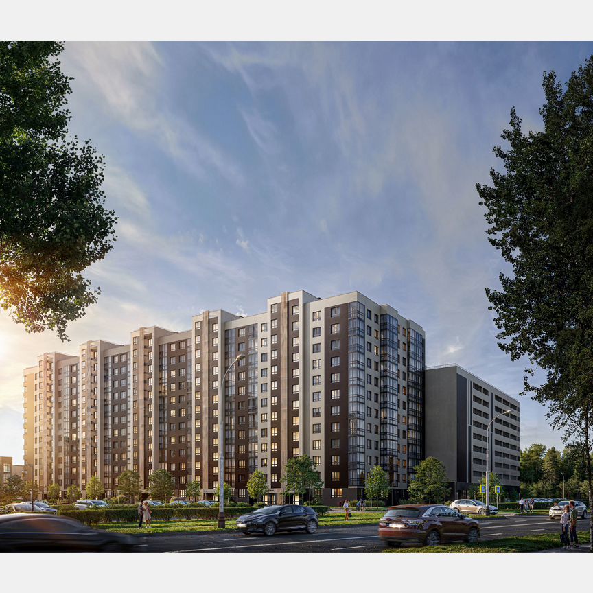 2-к. квартира, 62,6 м², 4/12 эт.