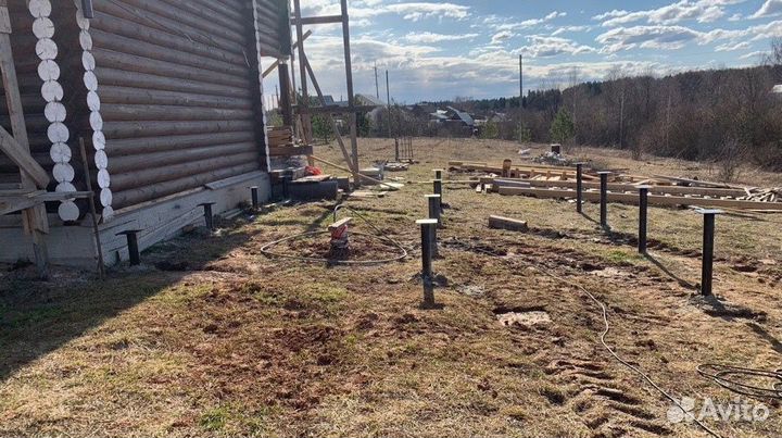 Свайно винтовой фундамент