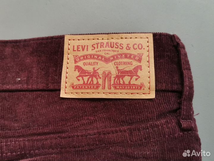 Джинсы вельветовые Levi's 721. Оригинал