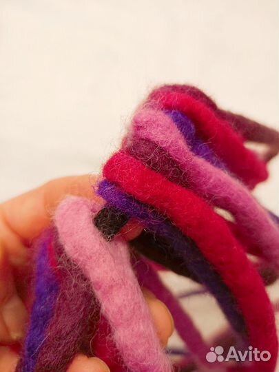 Войлочные дреды на резинке