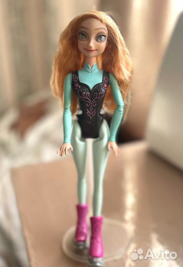 Кукла Анна репейнт/ооак на коньках mattel