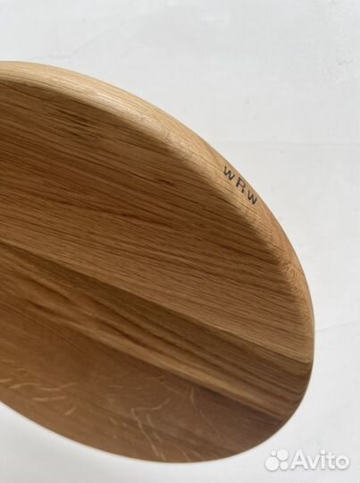 Круглая доска дубовая разделочная / сервировочная