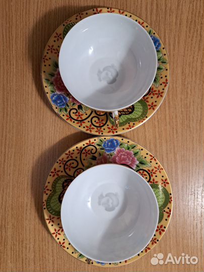 2 Чашки+2 блюдца
