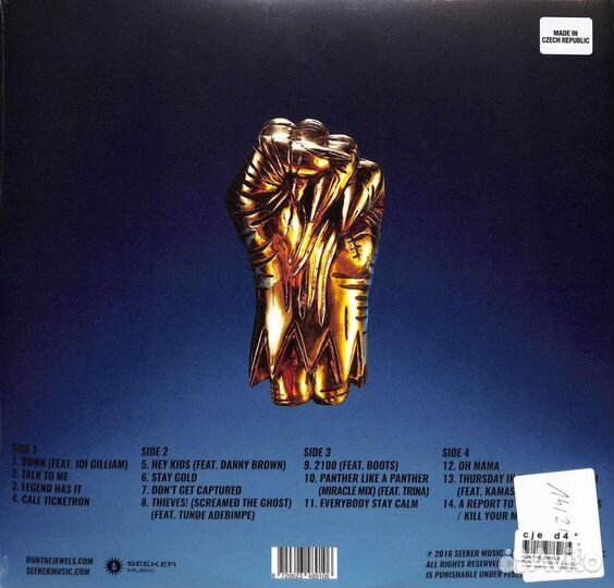 Run The Jewels – Run The Jewels 3 (Gold)