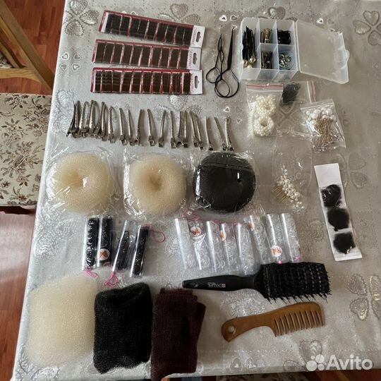 Невидимки, валики, украшения для причесок