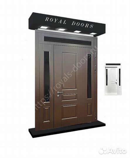 Входная дверь в дом с терморазрывом