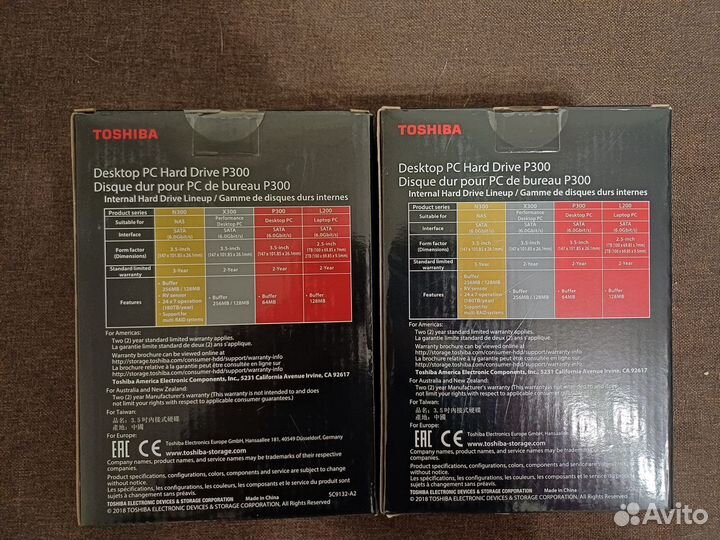 Toshiba PC P300 hdwd110 1TB