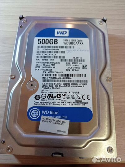 Жёсткий диск hgst 500gb