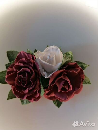 Заколка для волос ручной работы