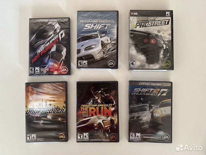 Need for speed collection pc sealed new пленка нфс
